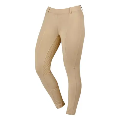 (26in, Beige) Dublin Womens/Ladies Performance Cool-it Gel Riding Tights