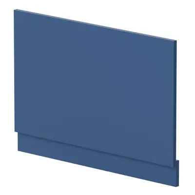 800mm Straight Reversible Bath End Panel & Plinth - Satin Blue