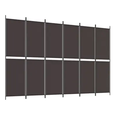 (Brown, x cm) vidaXL Room Divider Privacy Screen Paravent Dressing Room Partition Fabric