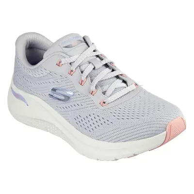 (3 UK, Light Grey/Multicoloured) Skechers Womens/Ladies 2.0 - Big League Arch Fit Trainers