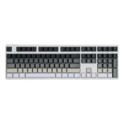 108 Keys Black&Grey Gradient PBT Keycap Set OEM Profile Side Carving Custom Keycaps for Mechanic