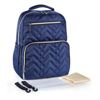 (navy Blue) Diaper Bag Backpack With Stroller Strap