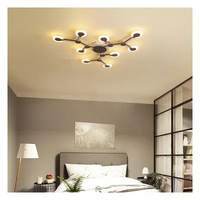 (Infinitely Dimming(with remote control)) Heads Acrylic LED Ceiling Light Pendant Lamp Hallway B