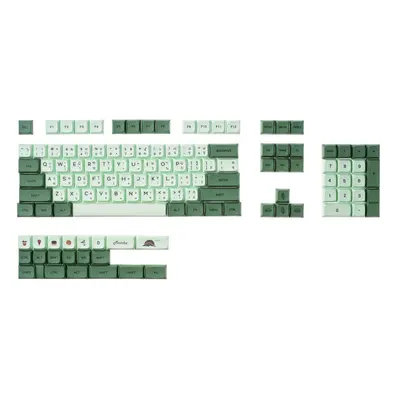 124 Keys PBT Dye Sublimation Keycaps Set XDA Profile Thai Japanese Style Tinted keyboard Keycaps