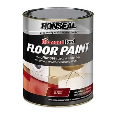 Ronseal Diamond Hard Floor Paint Slate Litre