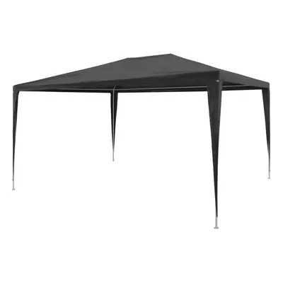 vidaXL Party Tent 3x4m PE Anthracite Outdoor Patio Gazebo Canopy Marquee Shade