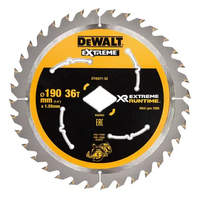 DeWALT DT40271-QZ XR 190mm x Diamond Bore x 36T Circular Saw Blade