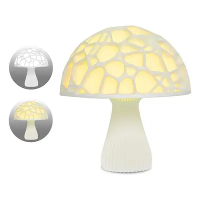 18cm 3D Mushroom Night Light Touch Control Colors USB Rechargeable Table Lamp for Home Decoratio