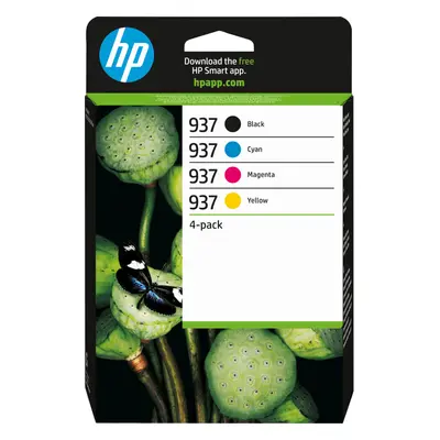 HP Black Cyan Magenta Yellow Ink Cartridge Combo Pack - 6C400NE