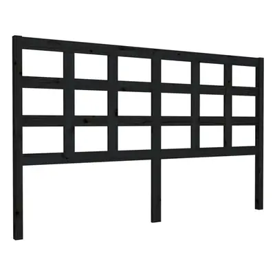 (black, 165.5 x x cm) vidaXL Bed Headboard Home Bedroom Decorative Bed Header Panel Solid Wood P