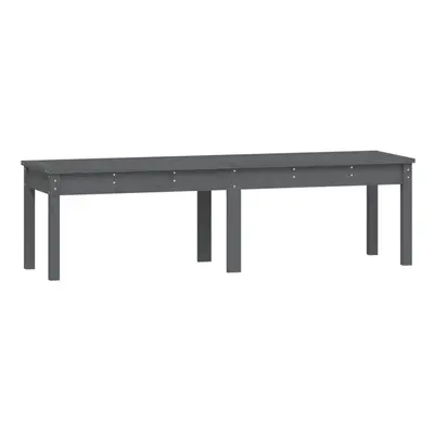 (grey pine, 159.5 x x cm) vidaXL Garden Bench Outdoor Picnic Bench Camping Wooden Bench Solid Wo