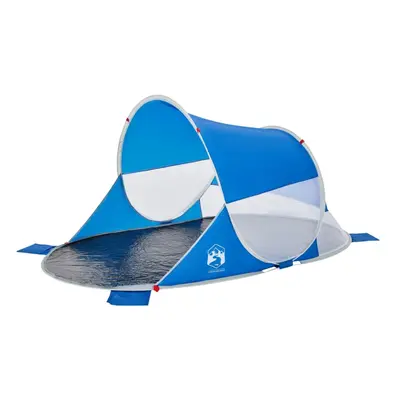 (blue) vidaXL Beach Tent Patio Lightweight Tent Sun Shelter Tent Pop-up Waterproof