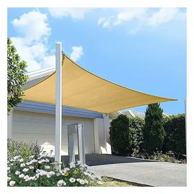 (4.88 x 4.88m) Shade Sail 95% UV Block Top Cover for Outdoor Patio Garden Backyard Awnings for P