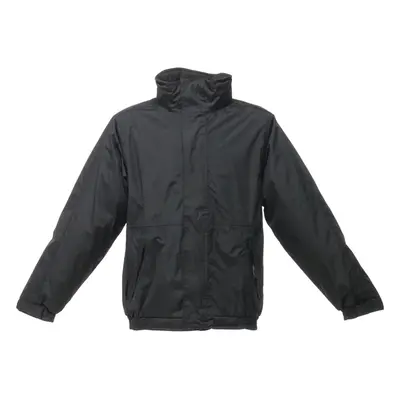 (S, Black/Ash) Regatta Mens Dover Waterproof Windproof Jacket