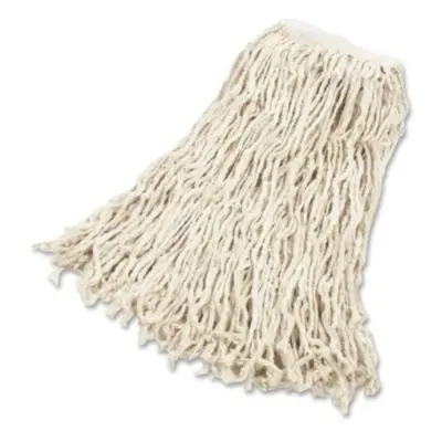 1 in. Headband Value Cotton Wet Mop, White - Pack of