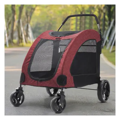 Collapsible Pet Stroller for Cats and Dogs