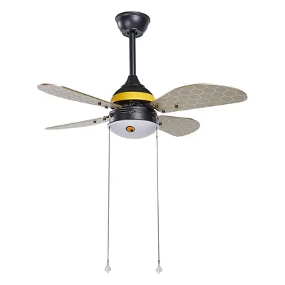 Ceiling Fan with Light DOLORES Yellow