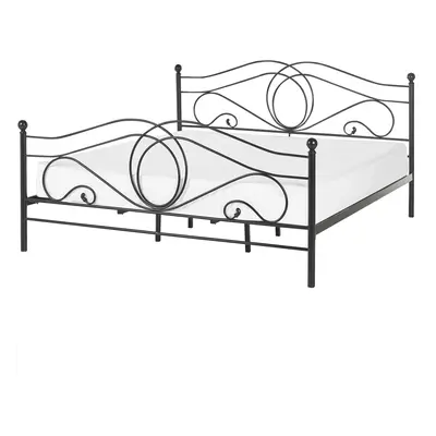 Bed Metal LYRA x cm (EU Super King) Black