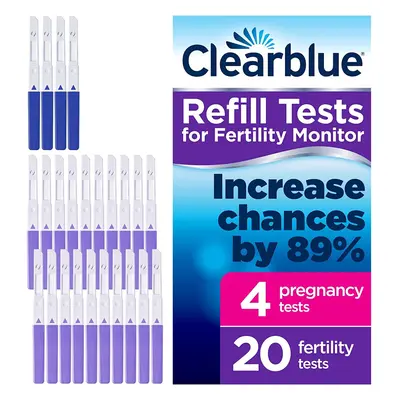 Clearblue Refill Pack For Advanced Fertility Monitor: Fertility Tests For Ovulation & Pregnancy 