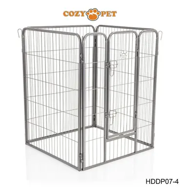 Heavy Duty Cozy Pet Puppy Playpen 1m High Panel Run Crate Pen Welping Dog Cage HDDP07-4