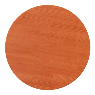 vidaXL Table Top Replacement Dining Table Top Round Wax Brown Solid Wood Pine