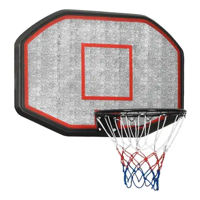 (black, x x cm) vidaXL Basketball Backboard Polyethene Hoop Board Black/White Multi Sizes