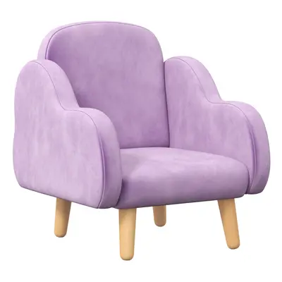 ZONEKIZ Cloud-Shaped Toddler Armchair, Kids Chair, 1.5-3 Years - Purple