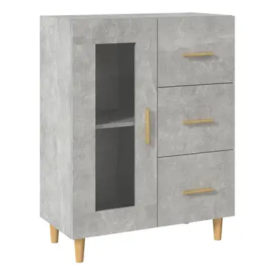 (concrete grey) vidaXL Sideboard Engineered Wood Side Cabinet Home Organiser Multi Colours