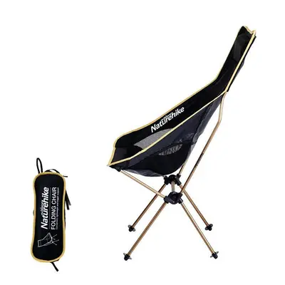 (Champagne) Aluminum Folding Chair Max Load 100KG