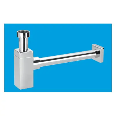 McAlpine CA32SQUK-CB Chrome Plated Brass Basin Kit with Square Bottle Trap