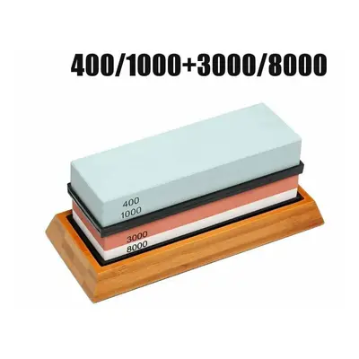 (2#:1 Set x Whetstone(400/1000+3000/8000)) 400/1000+3000/8000 / 400/1000 Grit Premium Whetstone 