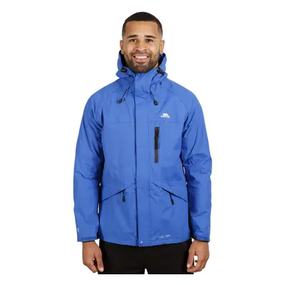 (S, Blue) Trespass Mens Corvo Waterproof Windproof Outdoor Walking Hiking Jacket Coat