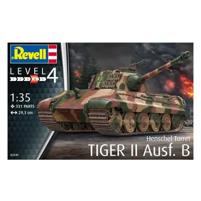 Rv03249 - Revell 1:35 - Tiger Ii Ausf.b (henschel Turret)