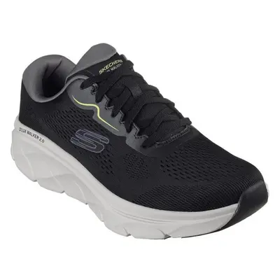 (6 UK, Black/Lime) Skechers Mens D'Lux Walker 2.0 Trainers