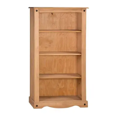 Corona Medium Bookcase Solid Pine Furniture