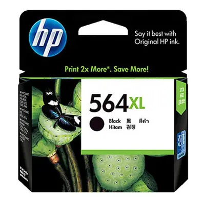 GENUINE Original HP 564XL BLACK Ink Cartridge Toner CN684WA-2