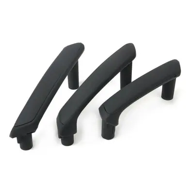 (Black) 3PCS Door Pull Grab Handle With Trim