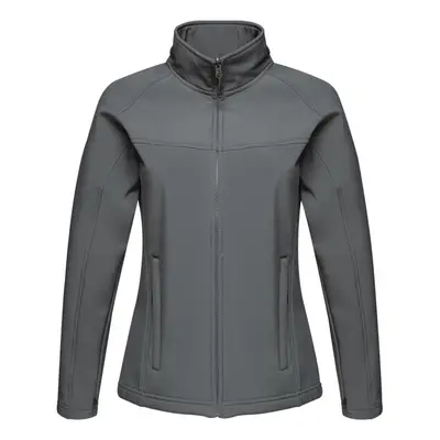 (14, Seal Grey) Regatta Ladies Uproar Softshell Wind Resistant Jacket