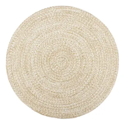 (white, 6) vidaXL Handmade Rug Living Room Floor Carpet Home Area Rug Floor Mat Jute