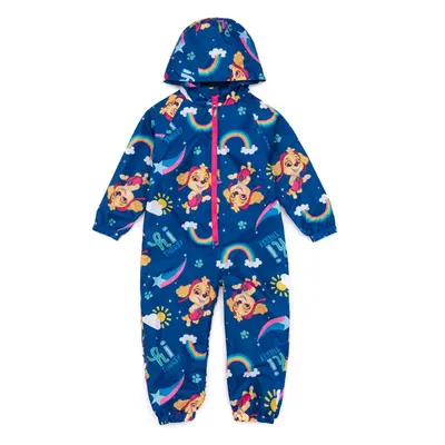 (4-5 Years, Blue) Paw Patrol Girls Skye Puddle Suit