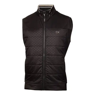 (M, Black) Calvin Klein Mens Malden Hybrid Sleeveless Lightweight Golf Gilet