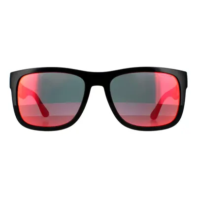 Tommy Hilfiger Sunglasses TH 1556/S UZ Black Red Mirror