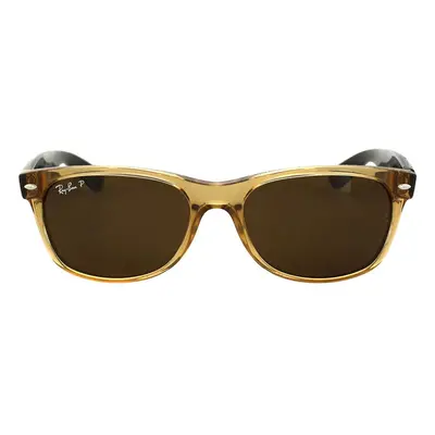 Ray-Ban Sunglasses New Wayfarer 945/57 Honey Crystal Brown Polarized Medium