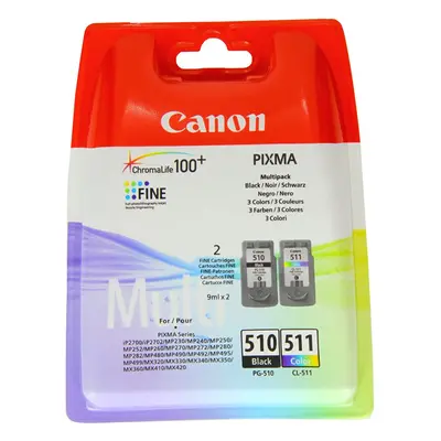 Canon PG510/CL511 Ink Pack for Pixma MP280 - Black/Colour