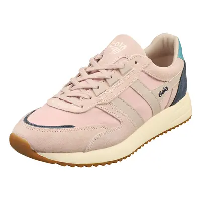 (8) Gola Chicago Womens Fashion Trainers in Blossom Blue