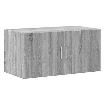 (grey sonoma) vidaXL Wall Cabinet Bathroom Shelf Wall Hanging Cabinet White Engineered Wood