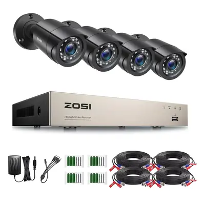 ZOSI 8CH 1080P DVR 3000TVL CCTV Camera Home Security System Outdoor HD