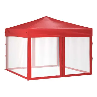 (red, x x cm) vidaXL Folding Party Tent with Sidewalls Pavilion Marquee Multi Colours/Sizes