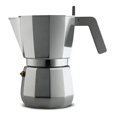 Alessi Moka Dc06/9 Fm-Design Espresso Coffee Maker in Aluminium Casting, Handle and Knob in Pa, 