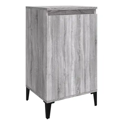 (grey sonoma, pcs) vidaXL 1/2x Bedside Cabinet White 40x35x70 cm Engineered Wood Multi Colours